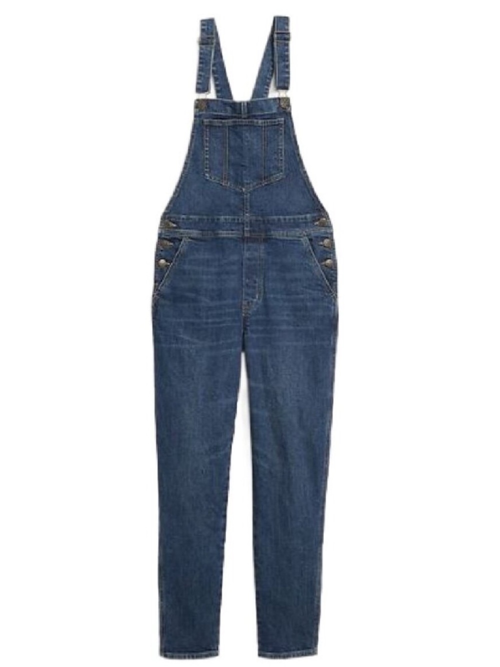 Old Navy Denim Dark Wash Overalls Size 4